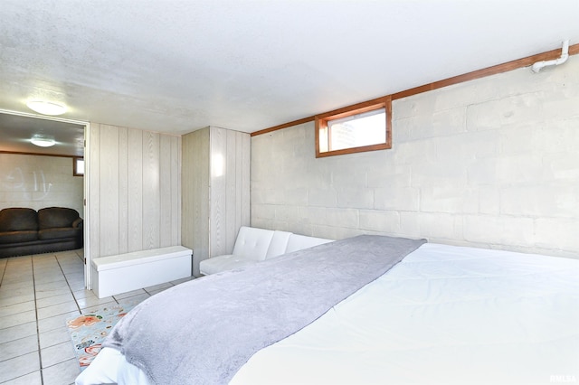 view of tiled bedroom