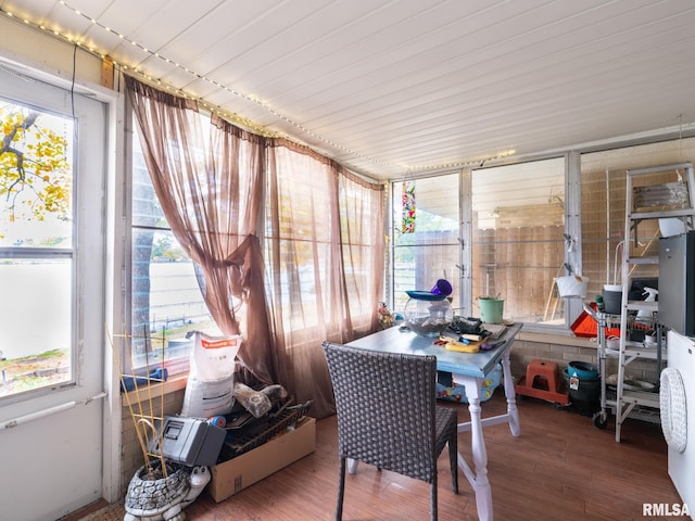 sunroom / solarium with a wealth of natural light