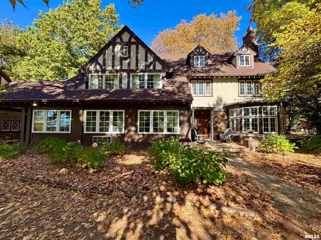 view of tudor home