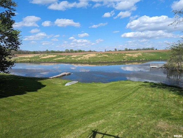 property view of water