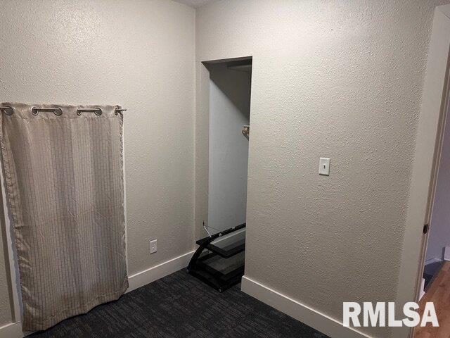 bathroom featuring wood-type flooring