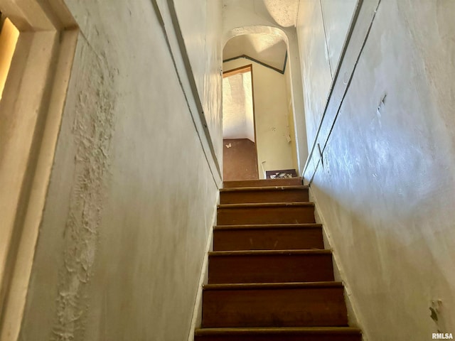 view of stairs