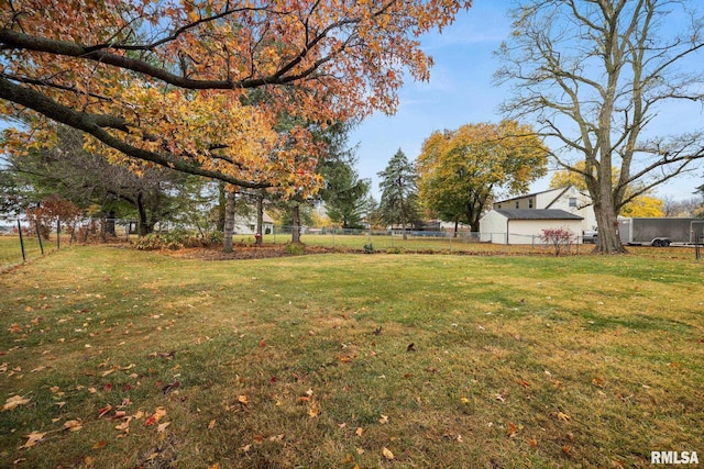 view of yard