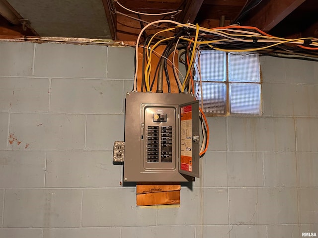 utilities with electric panel