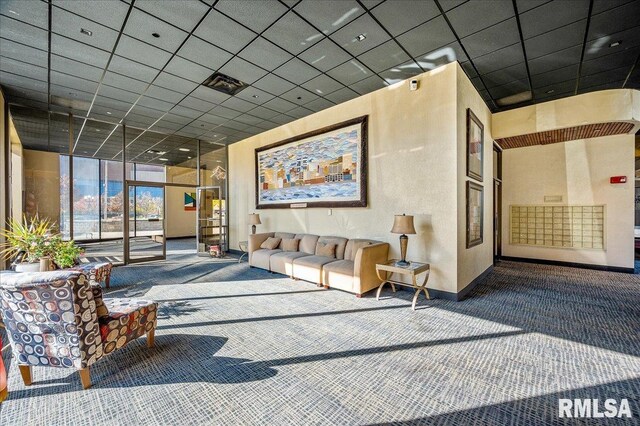 123 SW Jefferson Ave Unit E3S, Peoria, IL 61602 - lobby with a paneled ceiling
