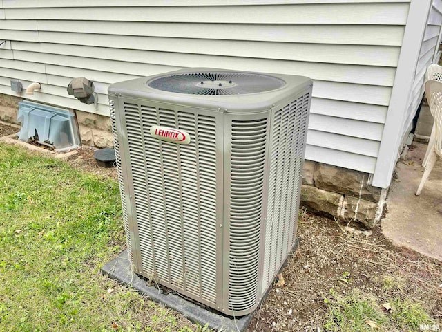 exterior details with cooling unit