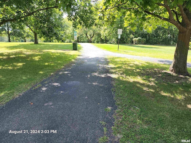 view of road