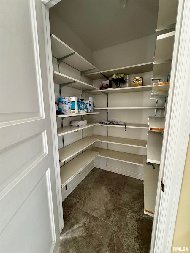 view of pantry