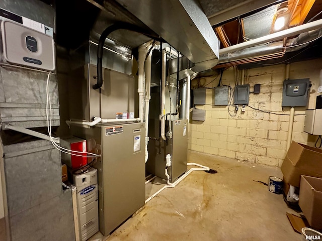 view of utility room