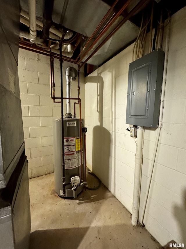 2001 Wigwam Hollow Rd, Macomb, IL 61455 - utilities featuring electric panel and gas water heater