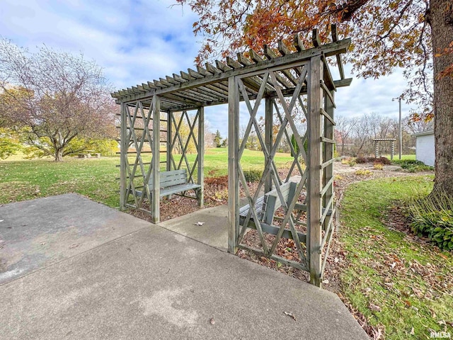 view of patio