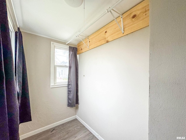 interior space featuring hardwood / wood-style flooring