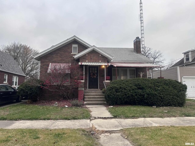 view of bungalow-style home