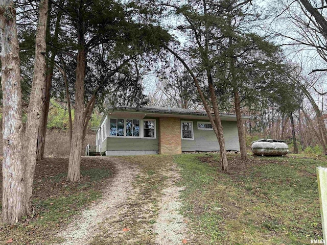 view of front of home