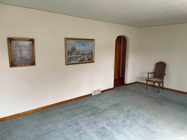 empty room with carpet floors