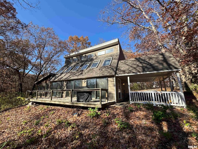 view of rear view of house