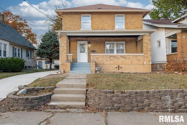 view of front of home