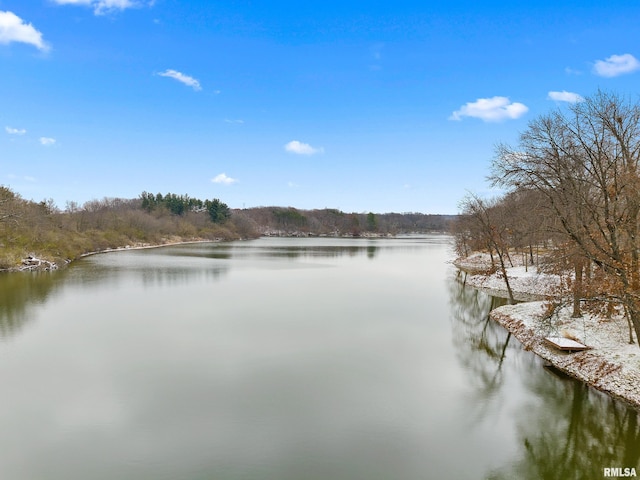 property view of water