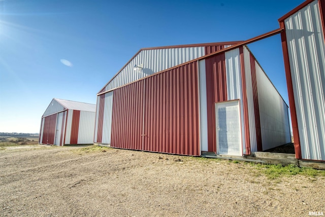 view of outbuilding