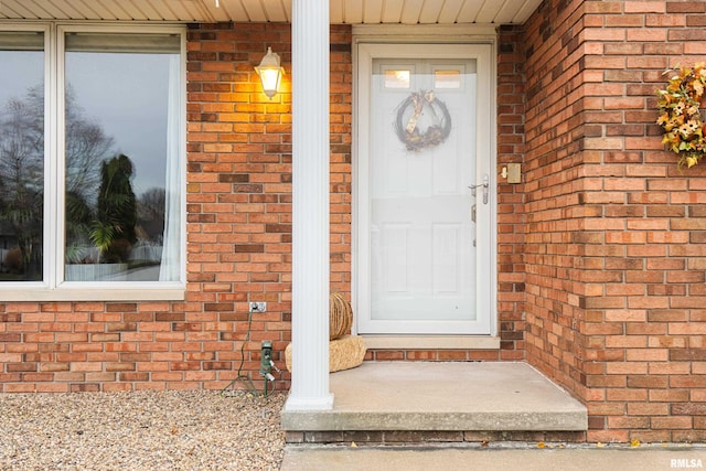 view of entrance to property