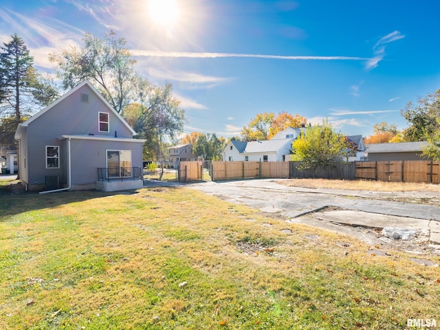 view of yard