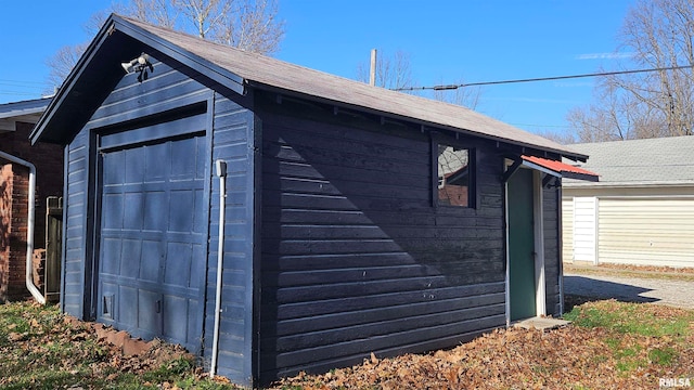 view of outbuilding