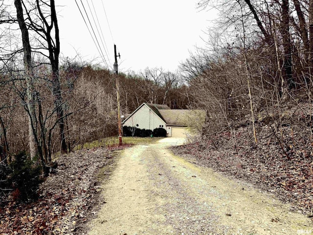 view of road