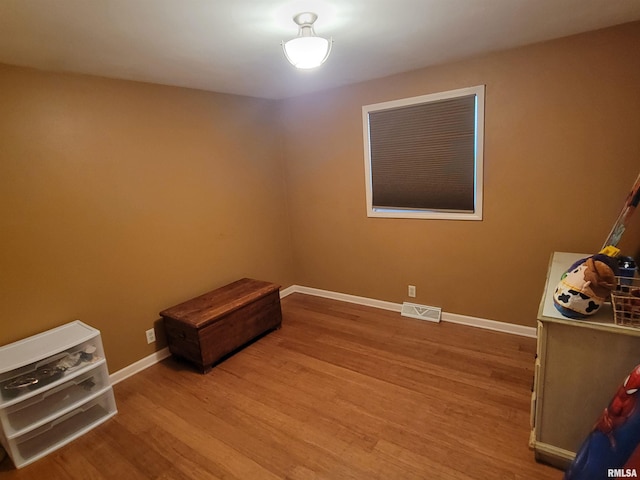 interior space featuring hardwood / wood-style floors