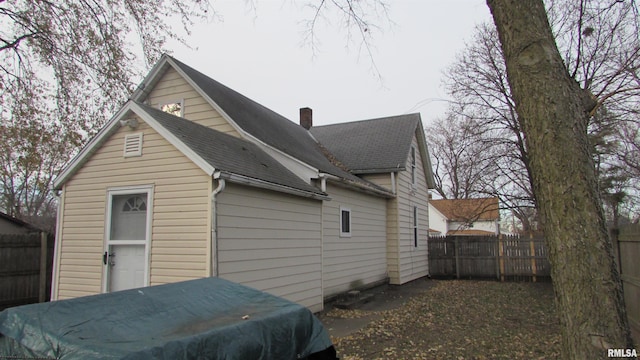 view of rear view of house