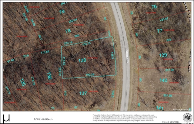 138 Oak Run Dr, Dahinda IL, 61428 land for sale