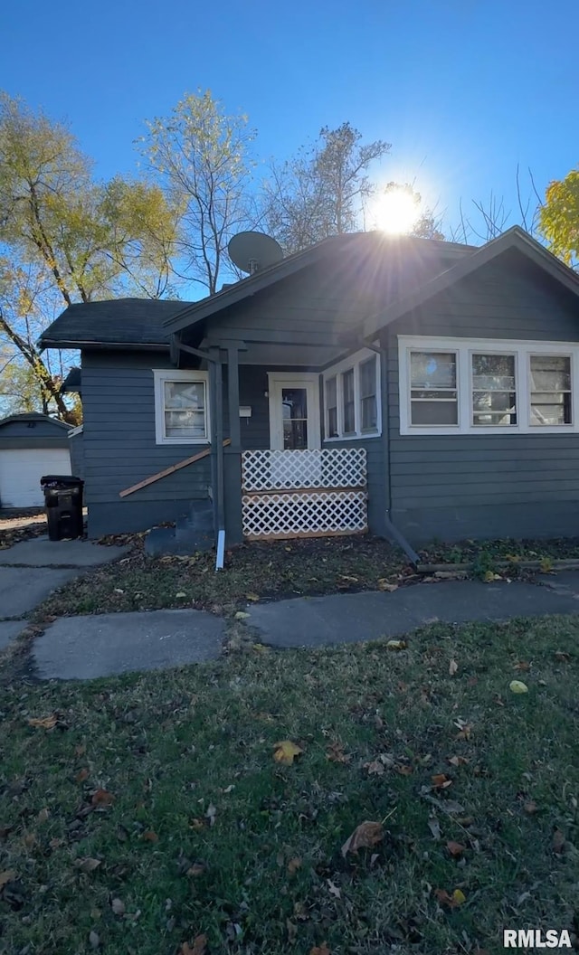 view of front of property