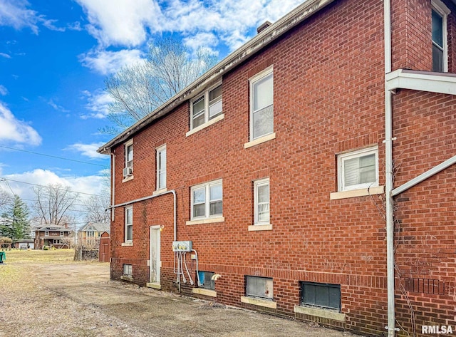 view of side of property