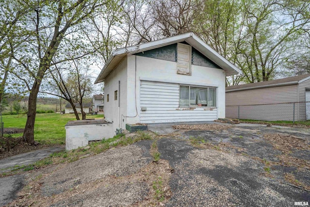 view of front of house with stucco siding