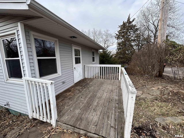 view of deck