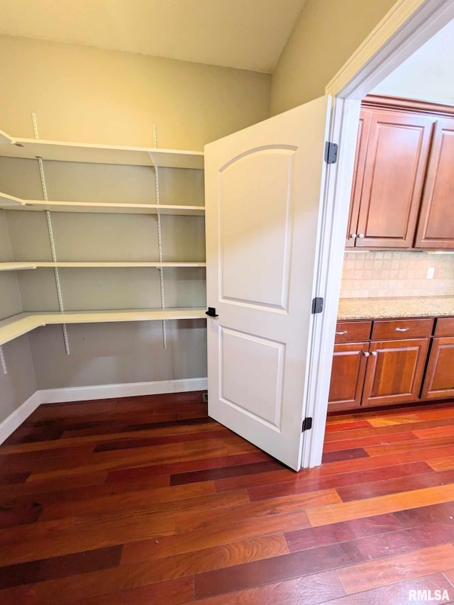 view of pantry