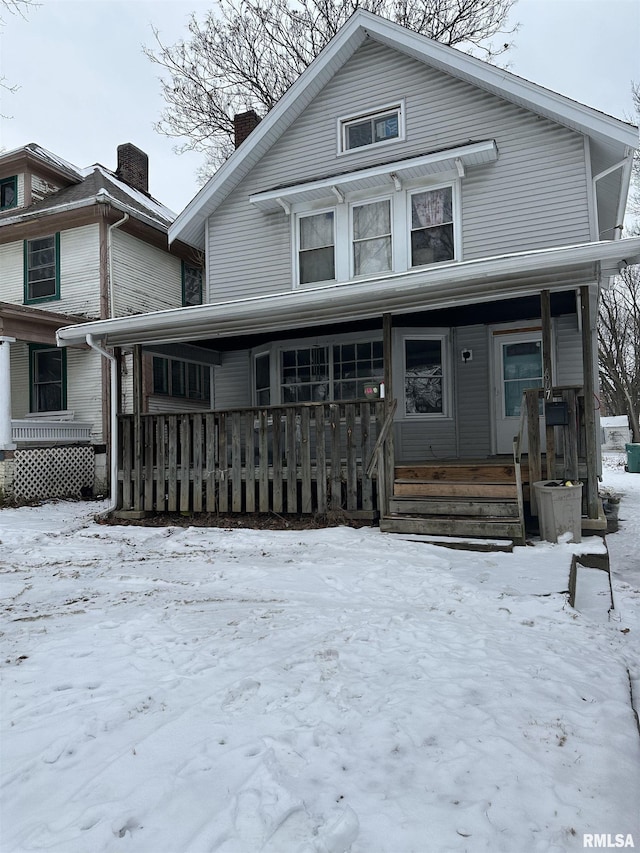 view of front of home