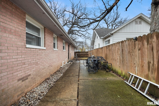 view of home's exterior