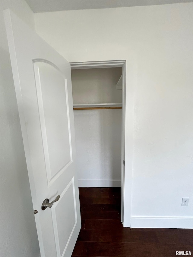 view of closet