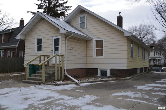 view of rear view of house