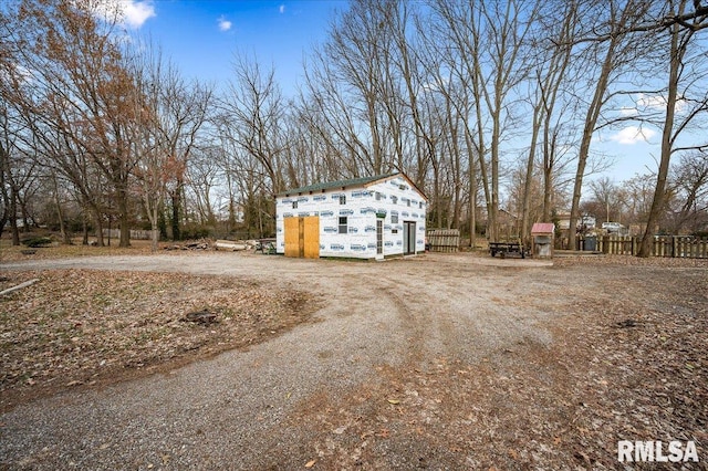 view of outbuilding