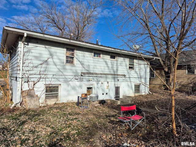 view of rear view of property