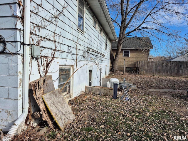 view of side of property