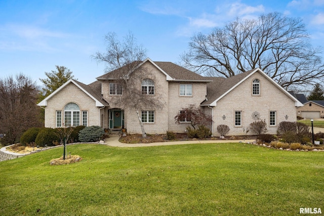 view of front property with a front yard