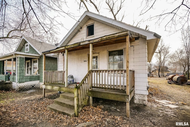 bungalow with covered porch