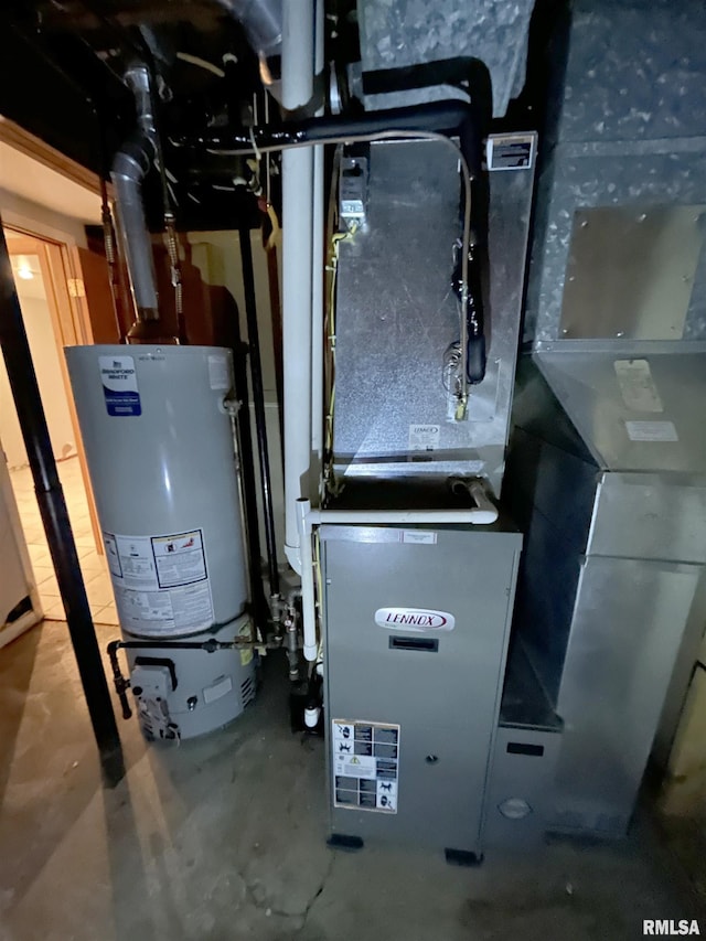 utilities with gas water heater