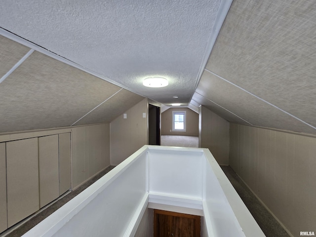 room details featuring a textured ceiling