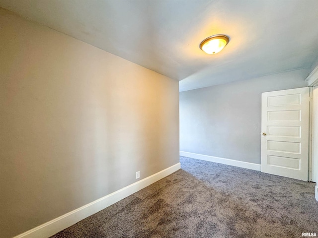 empty room with carpet floors