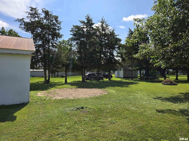 505 W Main St, La Harpe, IL 61450 - view of green lawn