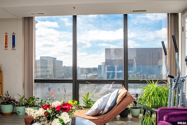 sunroom / solarium featuring plenty of natural light