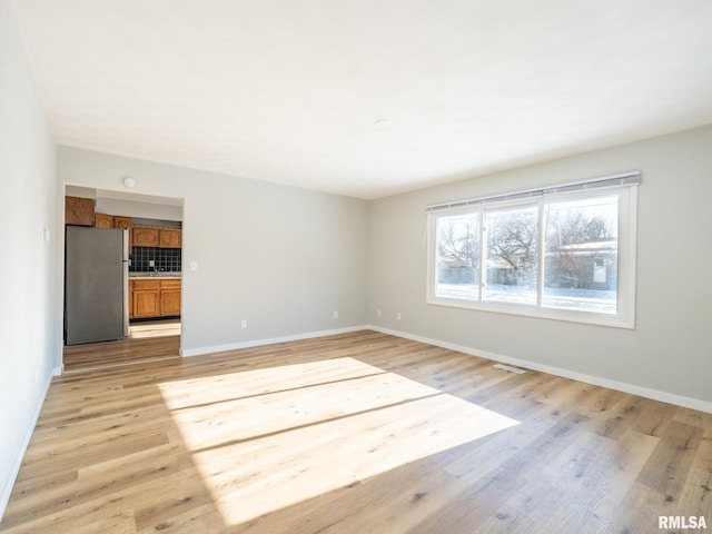 interior space featuring light hardwood / wood-style floors